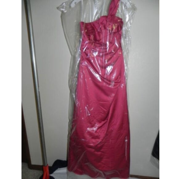 Davids Bridal Dress Size 2 Watermelon Pink NWT - Picture 4 of 4